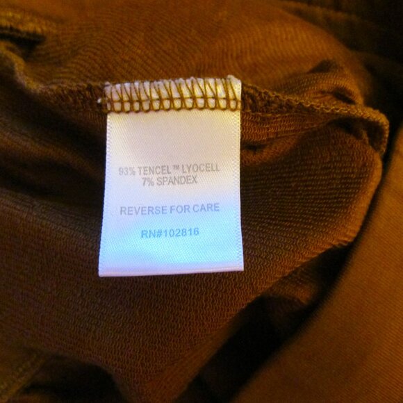 GARNET HILL WIDE LEG ELASTIC WAIST PULL ON COMFORT PANTS SIZE MEDIUM - Picture 4 of 4